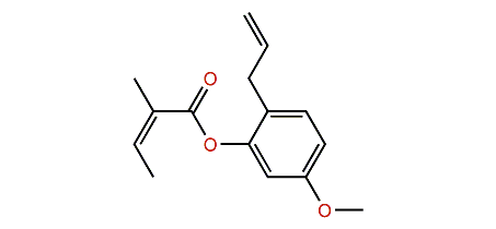 2-Allyl-5-methoxyphenyl (Z)-2-methyl-2-butenoate